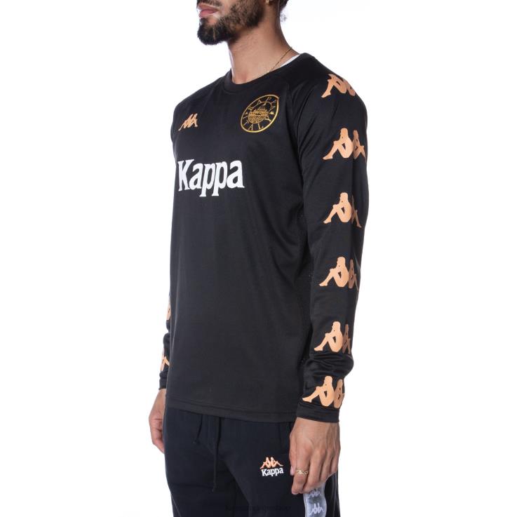 Kappa menn autentisk frederick jersey kulsvart VBD6F212