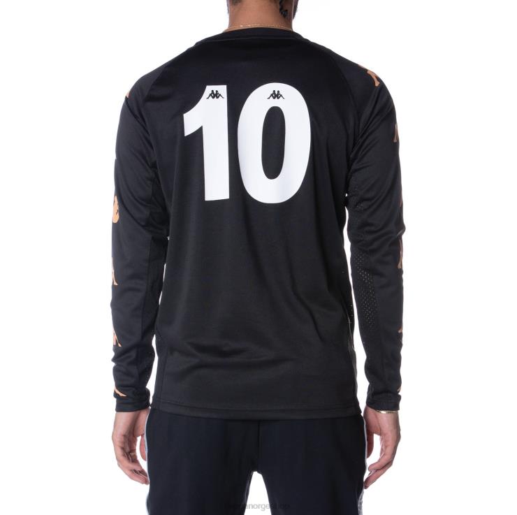 Kappa menn autentisk frederick jersey kulsvart VBD6F212