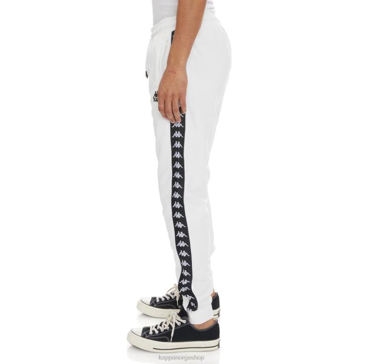 Kappa menn 222 banda alanz 2 joggebukser hvit svart VBD6F65