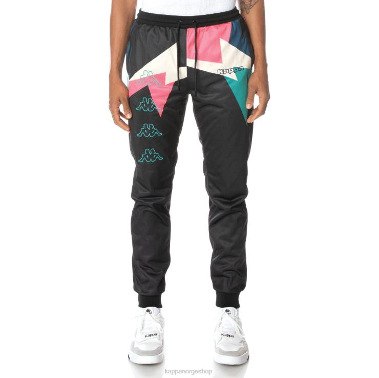 Kappa menn flotte joggebukser med logo kulsvart VBD6F20
