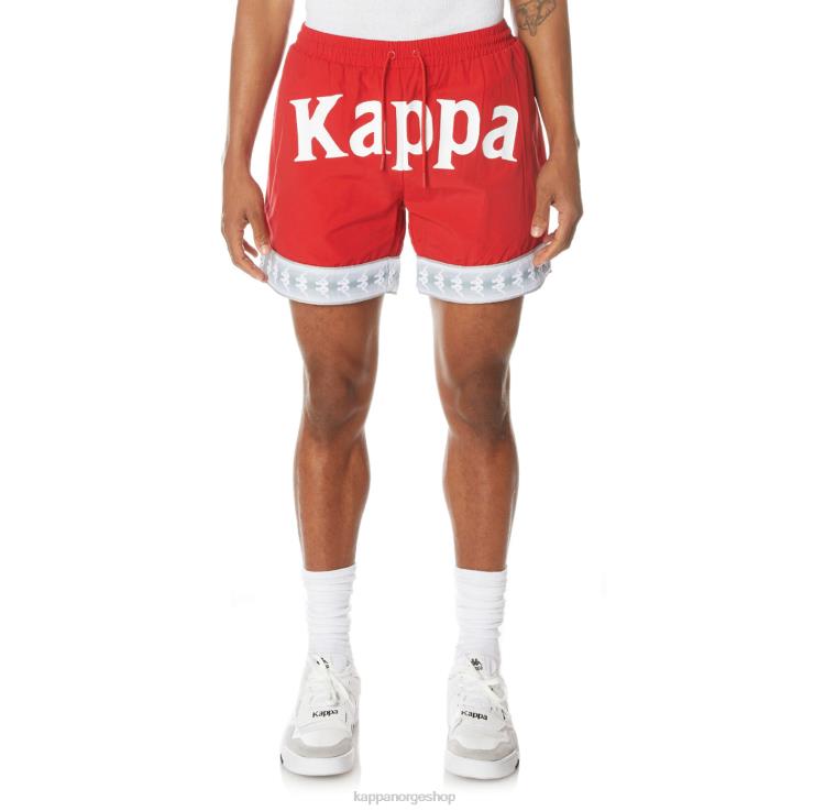 Kappa menn 222 banda calband badeshorts rød VBD6F240