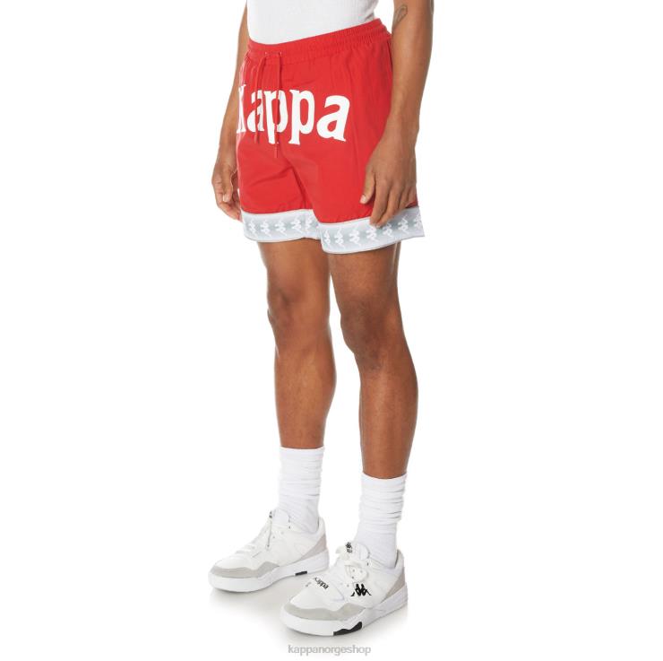 Kappa menn 222 banda calband badeshorts rød VBD6F240