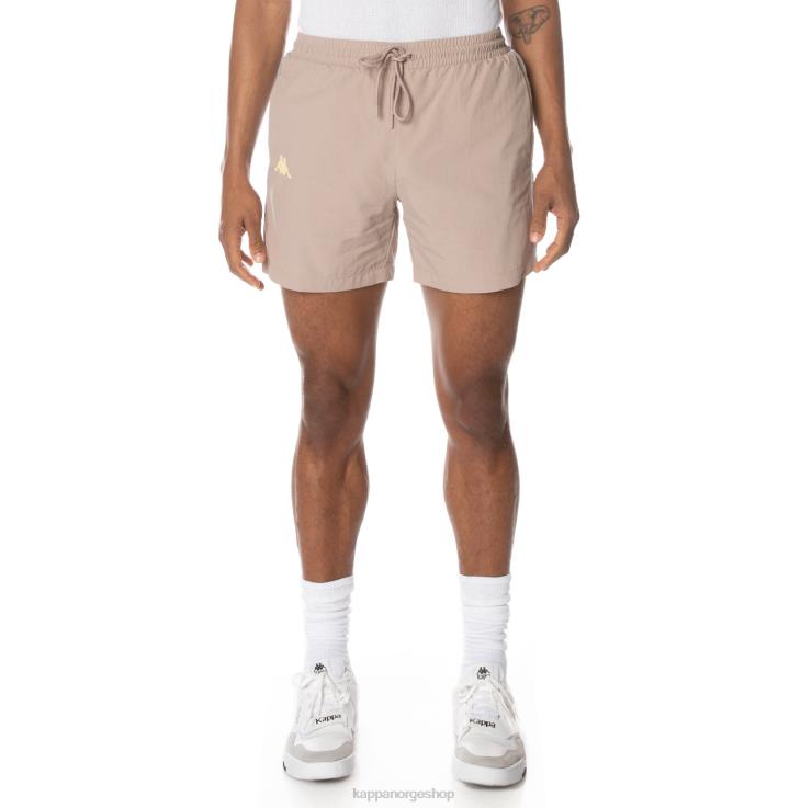 Kappa menn 222 banda corty badeshorts beige VBD6F247