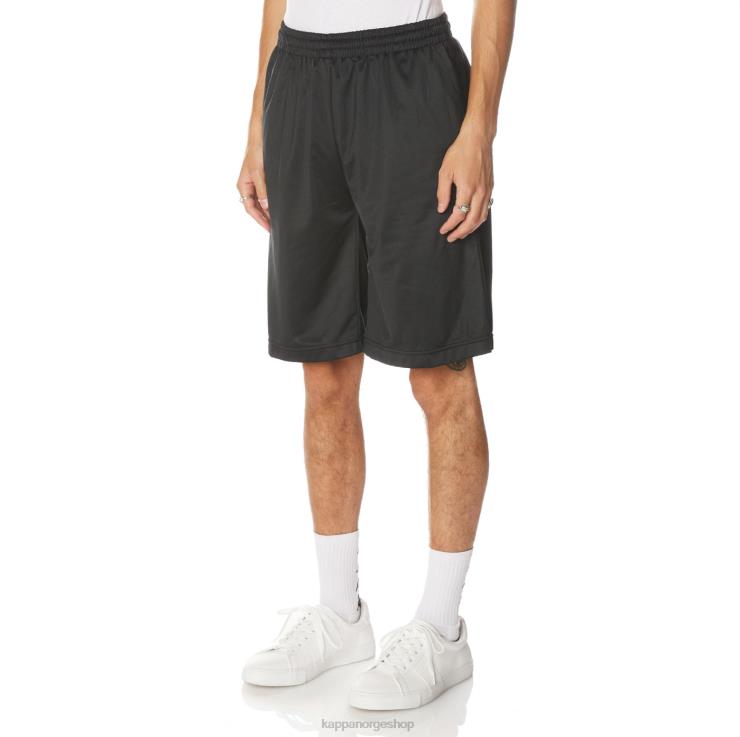 Kappa menn 222 banda treadwellz shorts svart jetfly VBD6F270