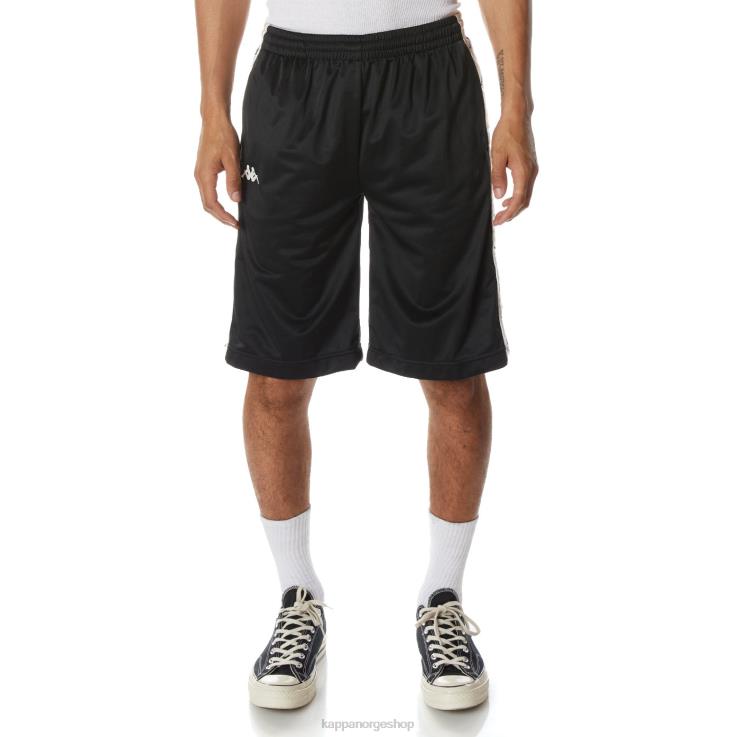 Kappa menn 222 banda treadwellzin 2 shorts svart røyk VBD6F264