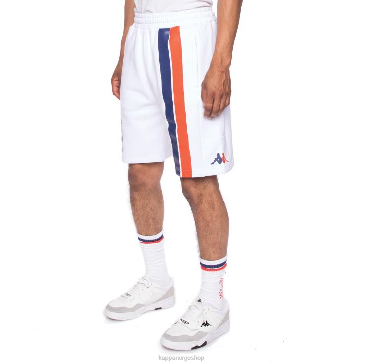 Kappa menn autentisk credy gumball 3000 shorts hvit VBD6F278