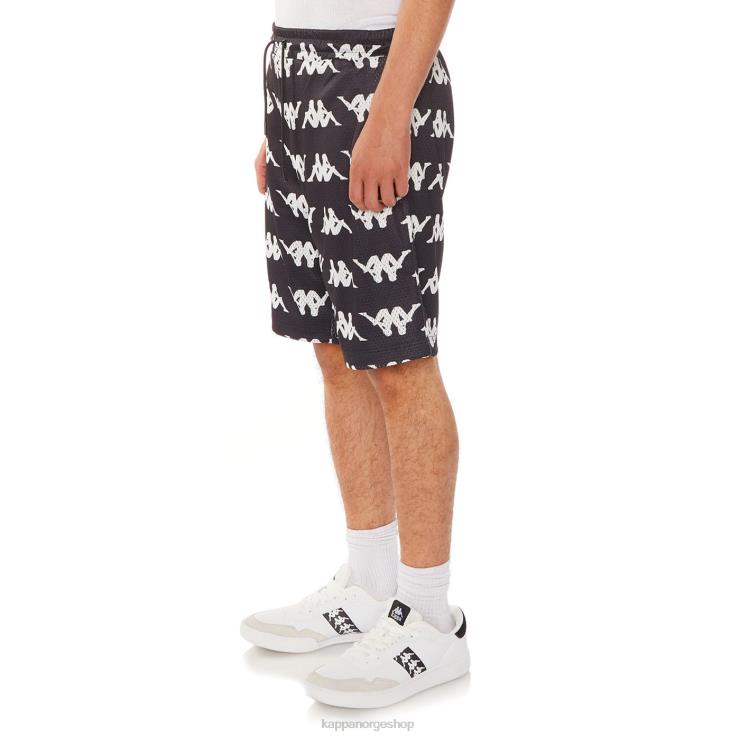 Kappa menn autentiske cordae-shorts svart jetfly VBD6F235