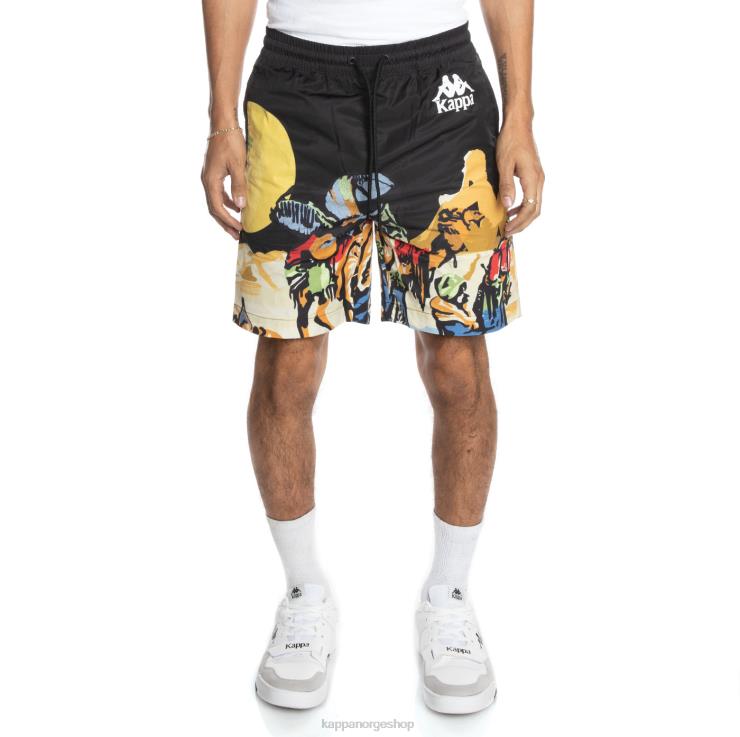 Kappa menn autentiske oasis-shorts kulsvart VBD6F256