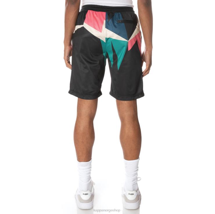 Kappa menn shorts med logonøkkel kulsvart VBD6F255