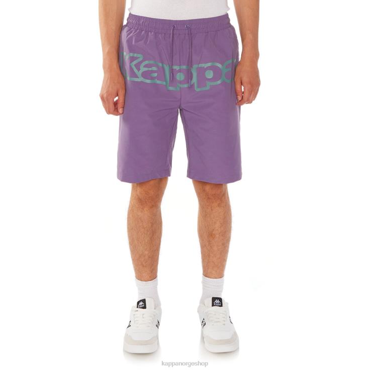Kappa menn shorts med logoskala fiolett VBD6F223