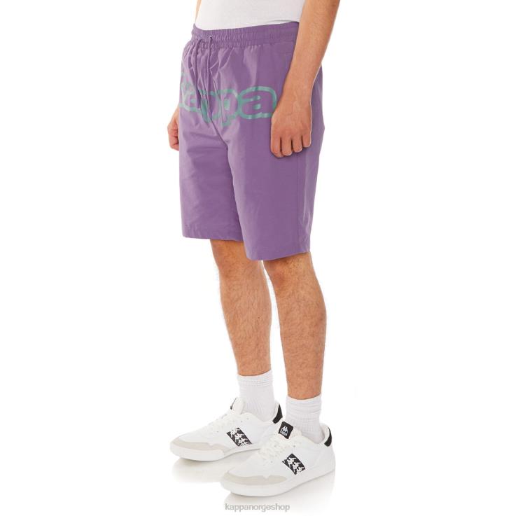Kappa menn shorts med logoskala fiolett VBD6F223