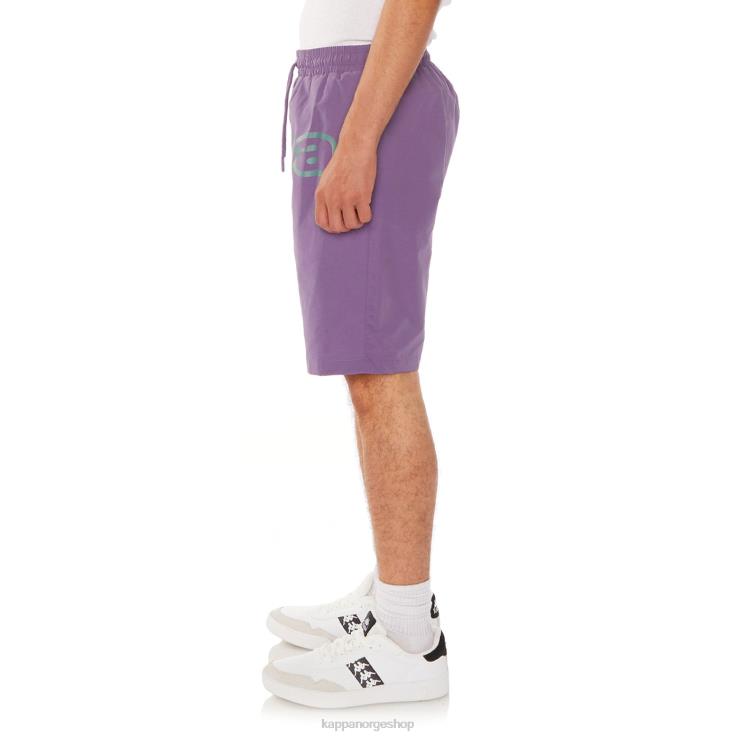 Kappa menn shorts med logoskala fiolett VBD6F223