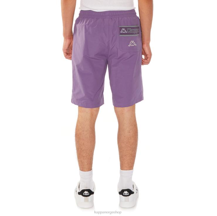 Kappa menn shorts med logoskala fiolett VBD6F223