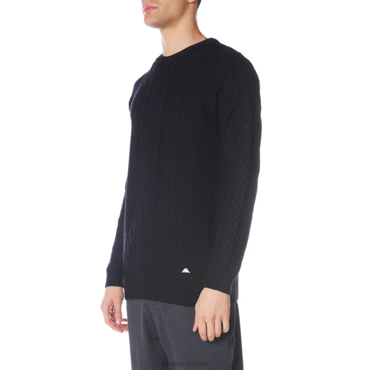 Kappa menn kappe giovani acrab genser svart VBD6F97