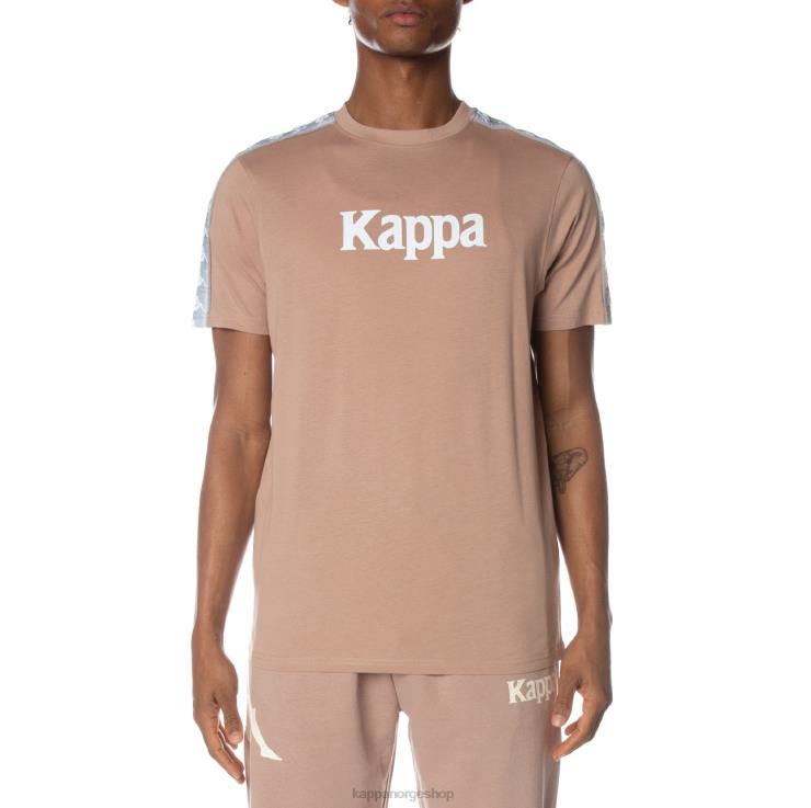 Kappa menn 222 banda dabst t-skjorte beige VBD6F155