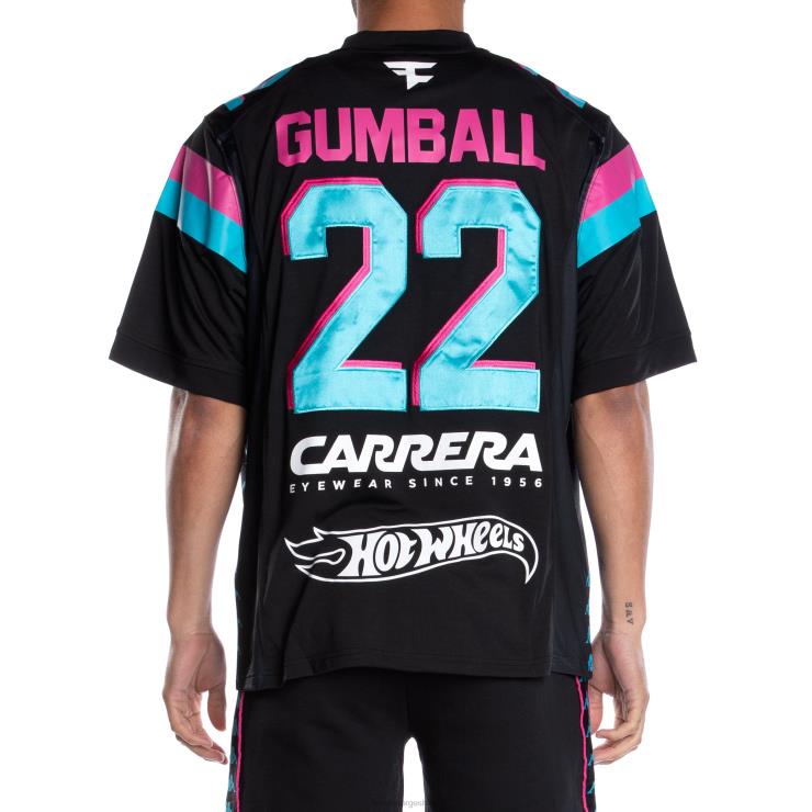 Kappa menn 222 banda gumball glend fotballdrakter svart VBD6F194