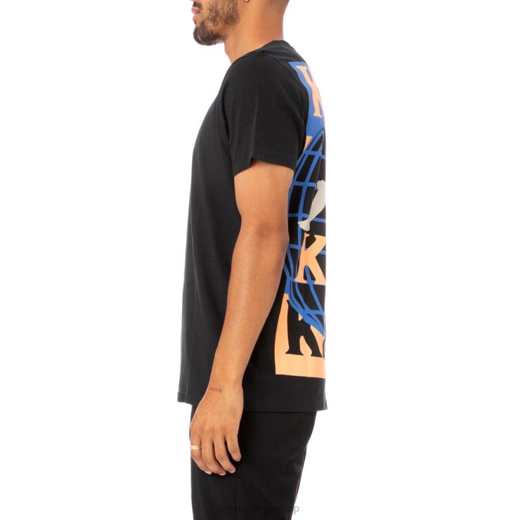 Kappa menn autentisk ajoban t-skjorte svart VBD6F182