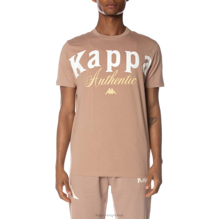 Kappa menn autentisk cheeks t-skjorte beige VBD6F161