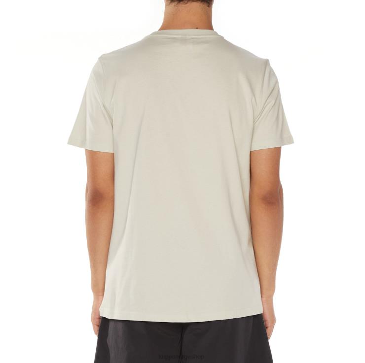 Kappa menn autentisk estessi t-skjorte grå hvit VBD6F127