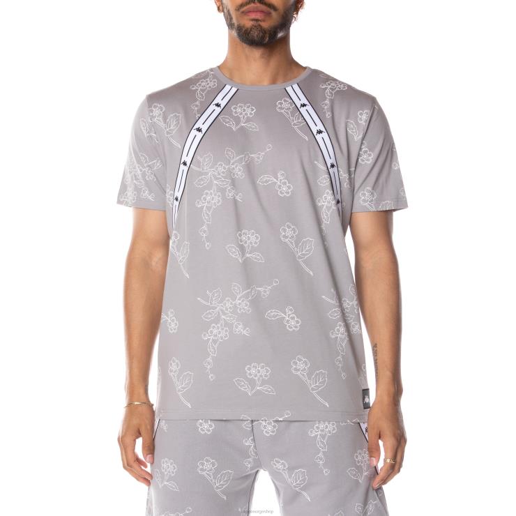 Kappa menn autentisk jpn volfi t-skjorte grå VBD6F171