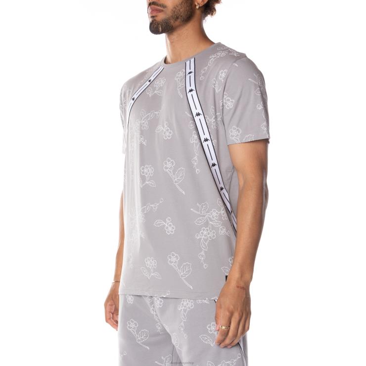 Kappa menn autentisk jpn volfi t-skjorte grå VBD6F171