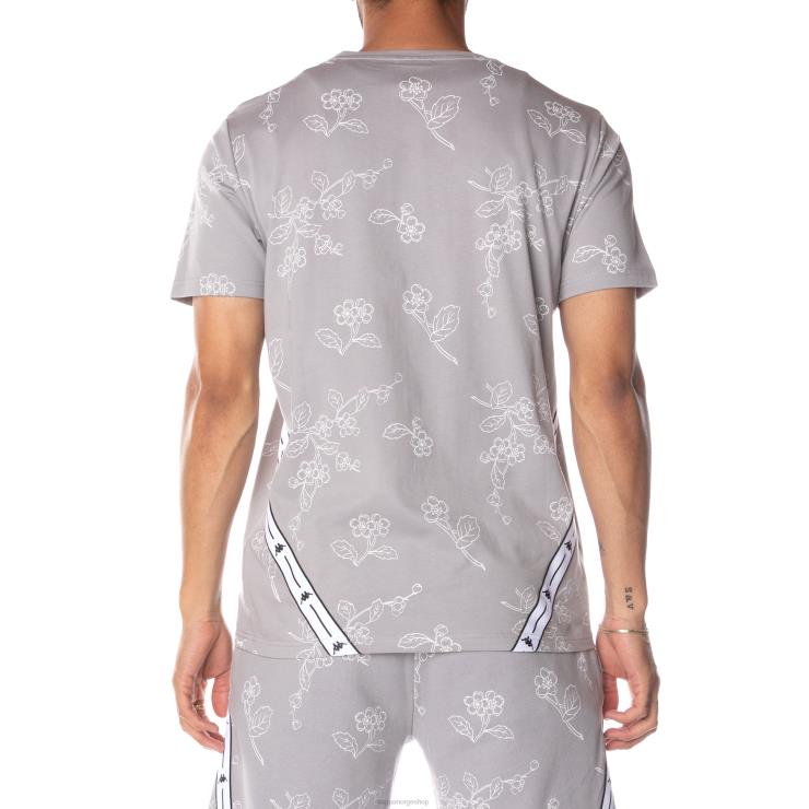 Kappa menn autentisk jpn volfi t-skjorte grå VBD6F171