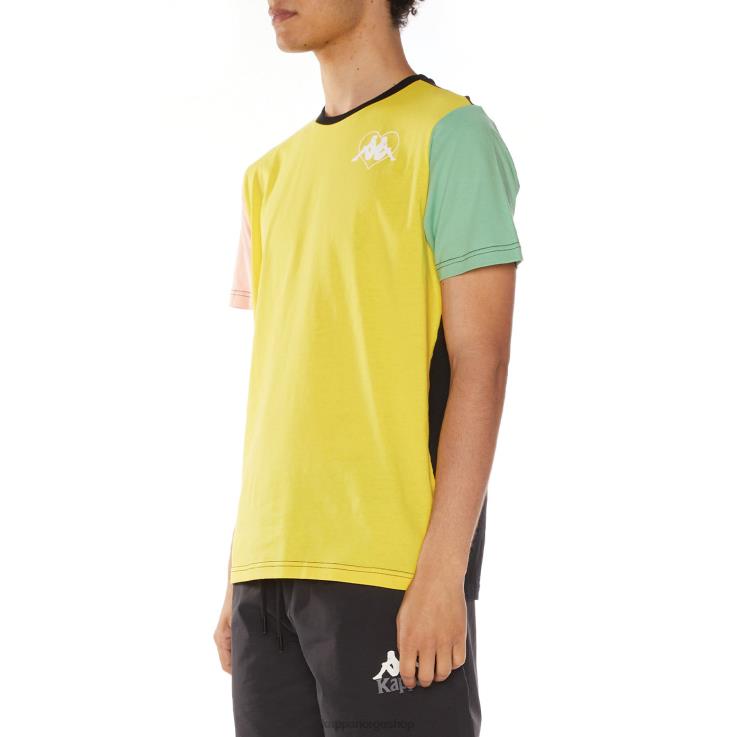 Kappa menn autentisk zabrze t-skjorte svart jetfly VBD6F103