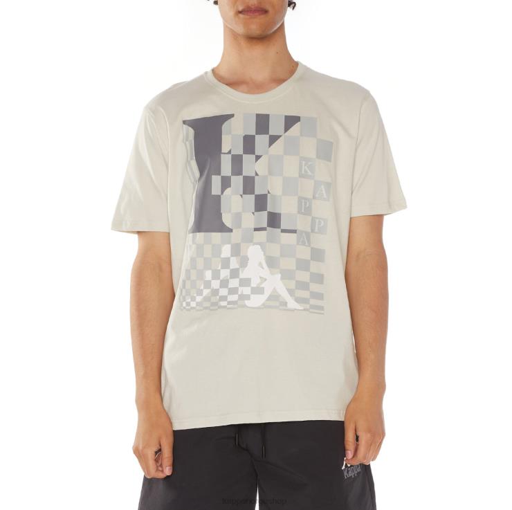 Kappa menn finn t-skjorte grå VBD6F134