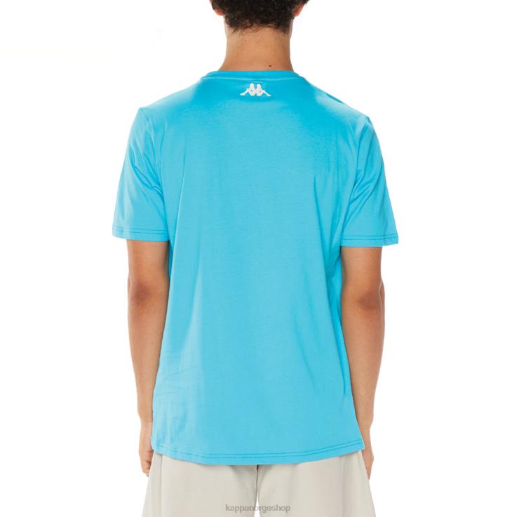 Kappa menn finn t-skjorte turkis VBD6F136