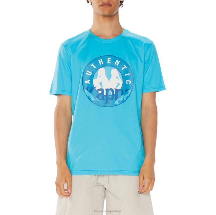 Kappa menn isla t-skjorte turkis VBD6F138