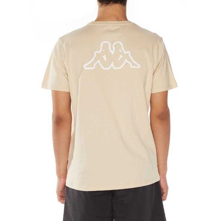 Kappa menn logo onis t-skjorte beige VBD6F114