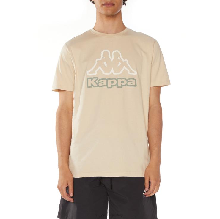 Kappa menn logo ostesso t-skjorte beige VBD6F115
