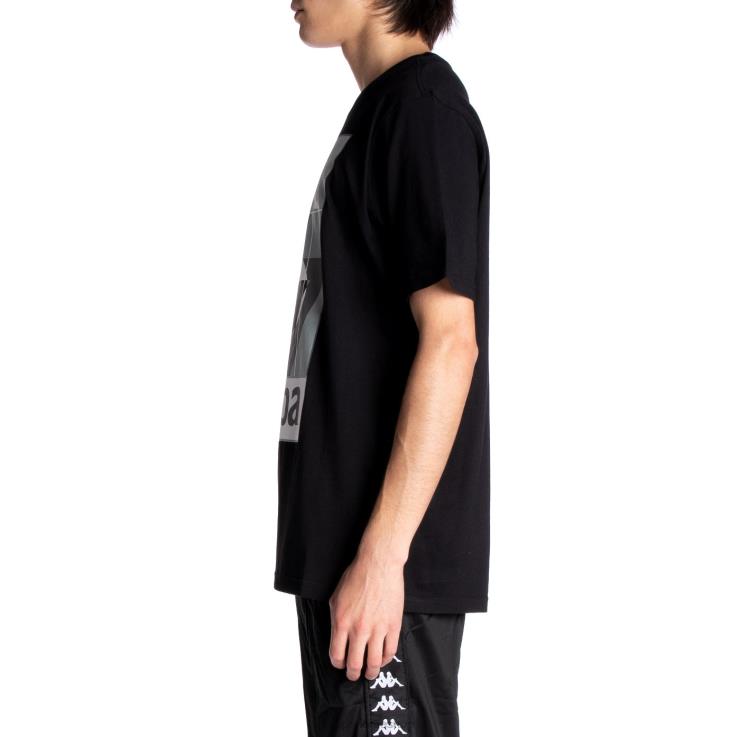 Kappa menn quinn t-skjorte svart jetfly VBD6F139