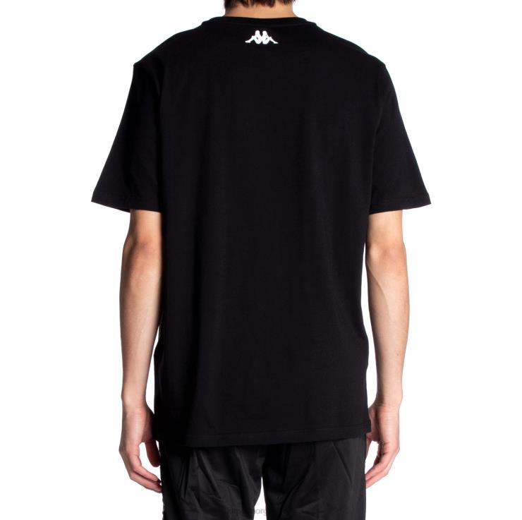 Kappa menn quinn t-skjorte svart jetfly VBD6F139