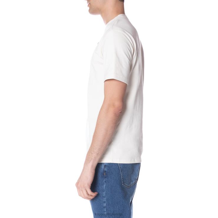 Kappa menn robe giovani darphis t-skjorte krem VBD6F151
