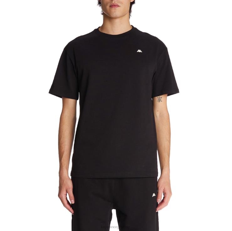 Kappa menn robe giovani darphis t-skjorte svart VBD6F152