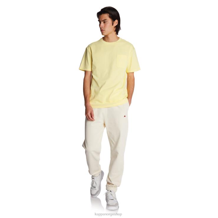 Kappa menn robe giovani mirfak t-skjorte gul VBD6F195