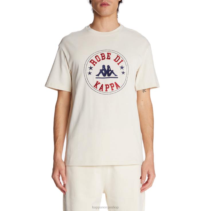 Kappa menn robe giovani revati t-skjorte krem VBD6F197