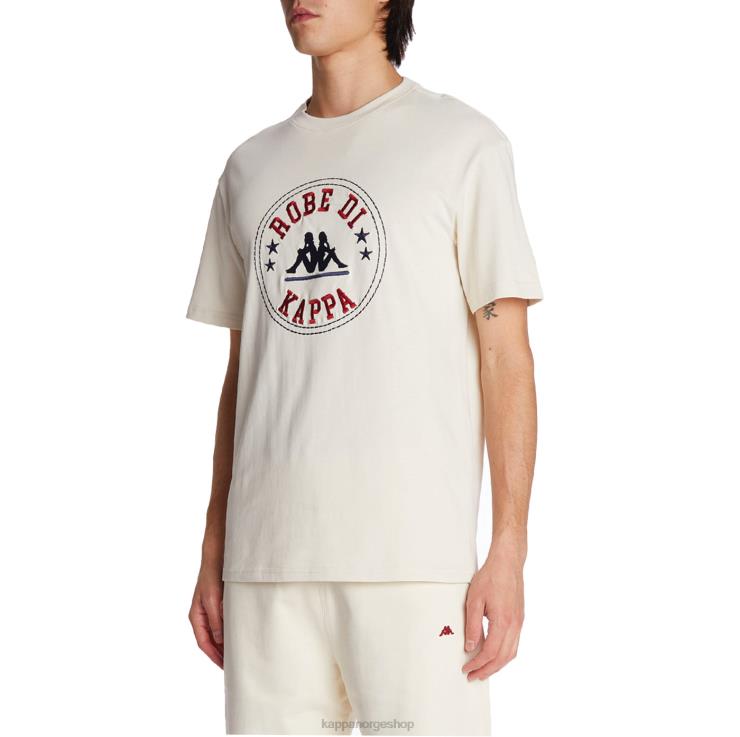 Kappa menn robe giovani revati t-skjorte krem VBD6F197