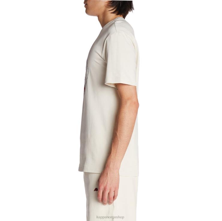 Kappa menn robe giovani revati t-skjorte krem VBD6F197