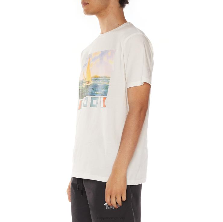 Kappa menn salvie t-skjorte hvit VBD6F118