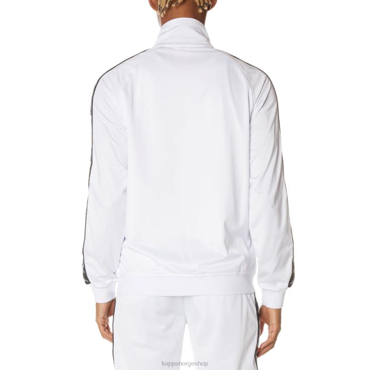Kappa menn 222 banda anniston treningsjakke hvit svart VBD6F14