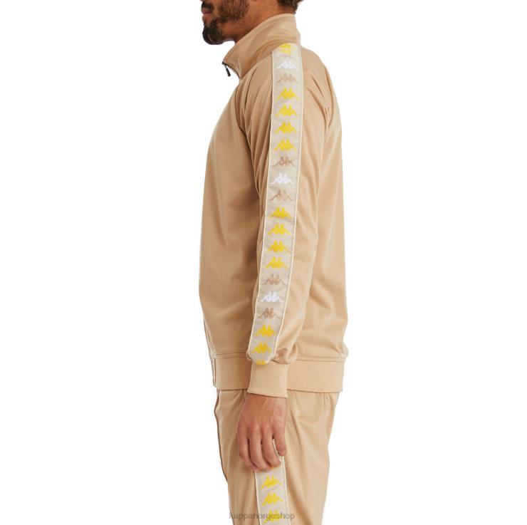 Kappa menn 222 banda dullo 2 treningsjakke beige VBD6F7