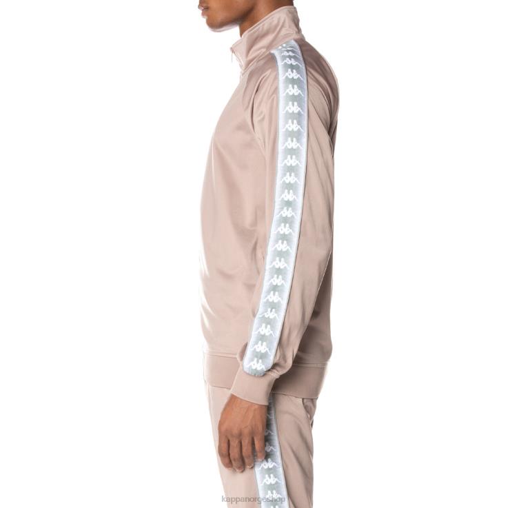 Kappa menn 222 banda ganniston treningsjakke beige VBD6F1