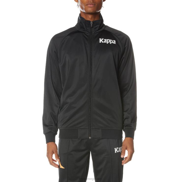 Kappa menn autentisk angost treningsjakke kulsvart VBD6F2