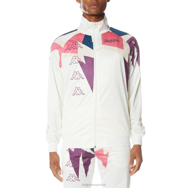 Kappa menn logo lamal treningsjakke hvit VBD6F5