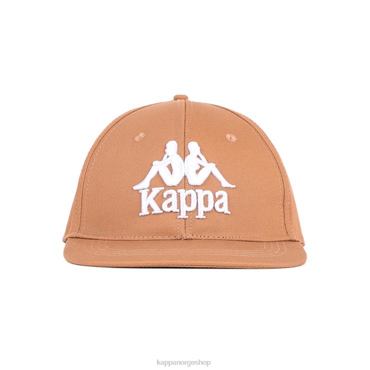Kappa unisex autentisk bzadem lue brun sand VBD6F306