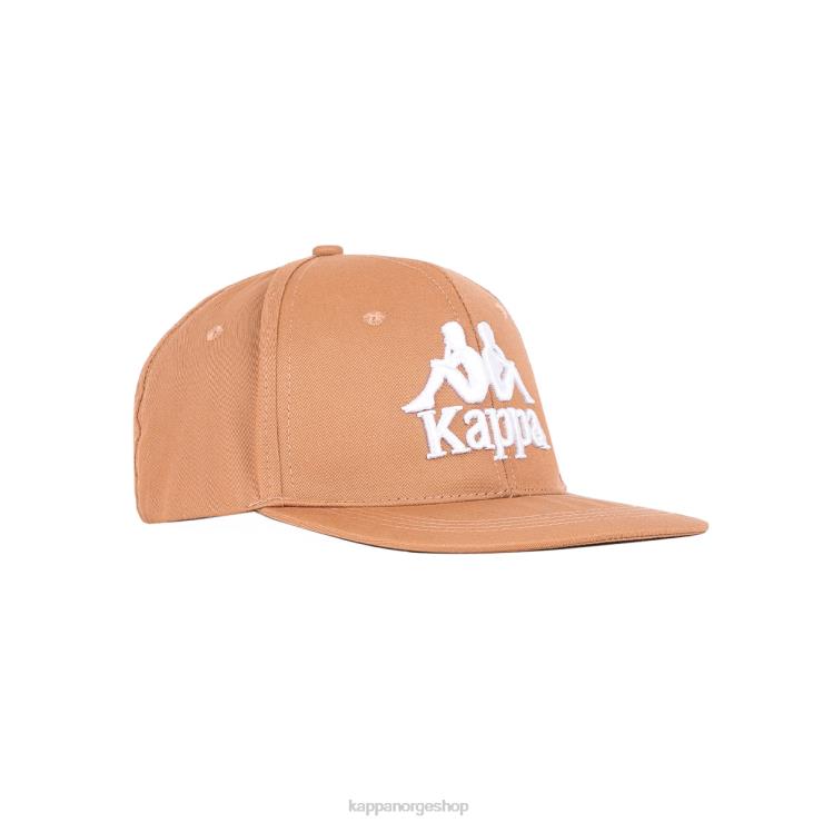 Kappa unisex autentisk bzadem lue brun sand VBD6F306