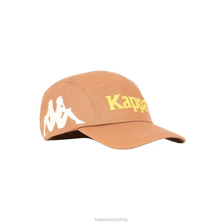 Kappa unisex autentisk anfrei cap brungul VBD6F305