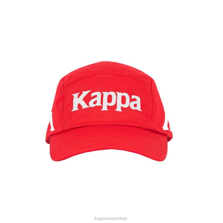 Kappa unisex autentisk anfrei cap rød Hvit VBD6F295